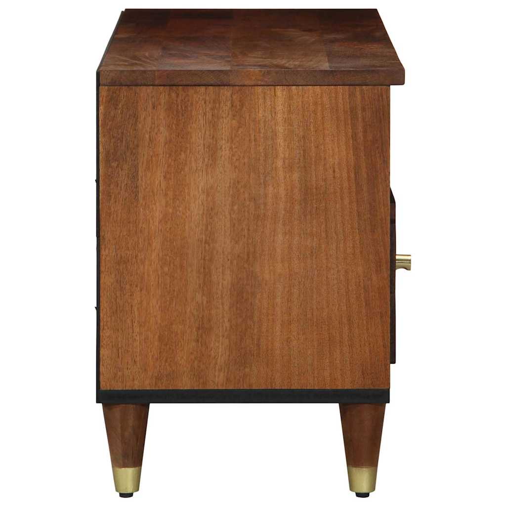 TV-skab med skuffe Brun 100 x 33.5 x 46 cm Massivt mangotræ