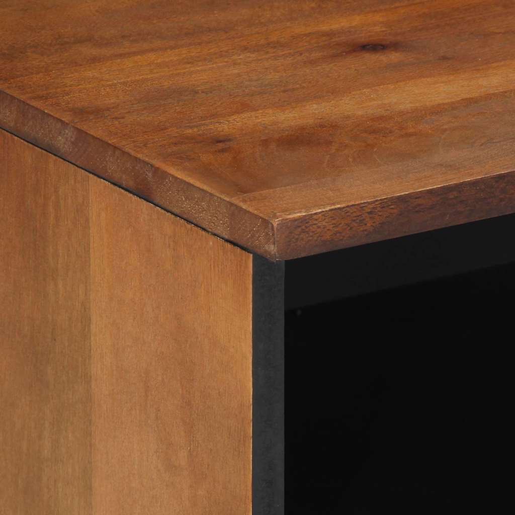 TV-skab med skuffe Brun 80 x 33,5 x 46 cm Massivt mangotræ