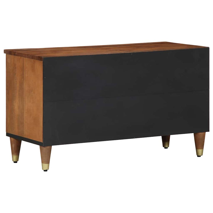 TV-skab med skuffe Brun 80 x 33,5 x 46 cm Massivt mangotræ