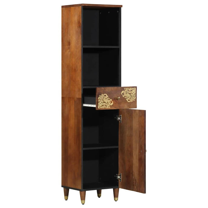 Sideboard honningfarvet 38 x 33,5 x 160 cm Massivt mangotræ