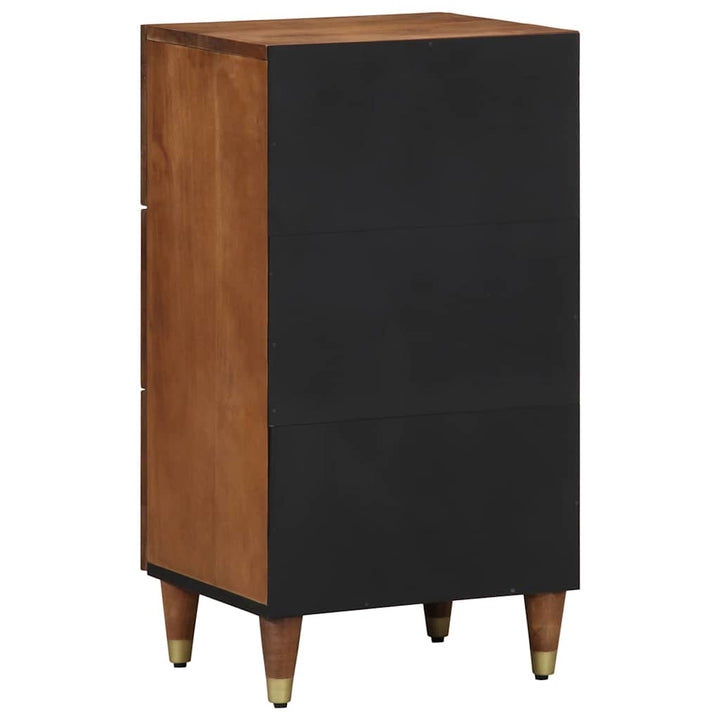 Sideboard med skuffe Brun 40 x 33.5 x 75 cm Massivt mangotræ