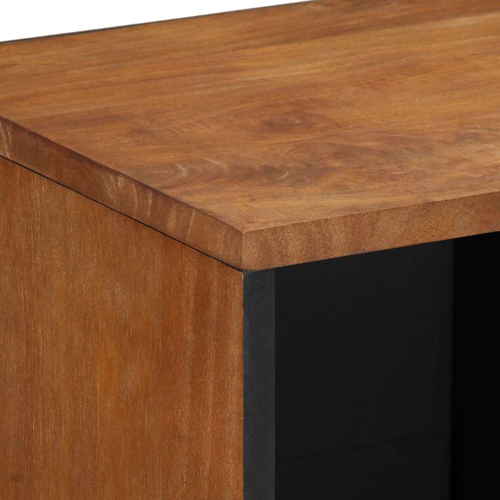 Sideboard med hylde Brun 80 x 33.5 x 75 cm Massivt mangotræ