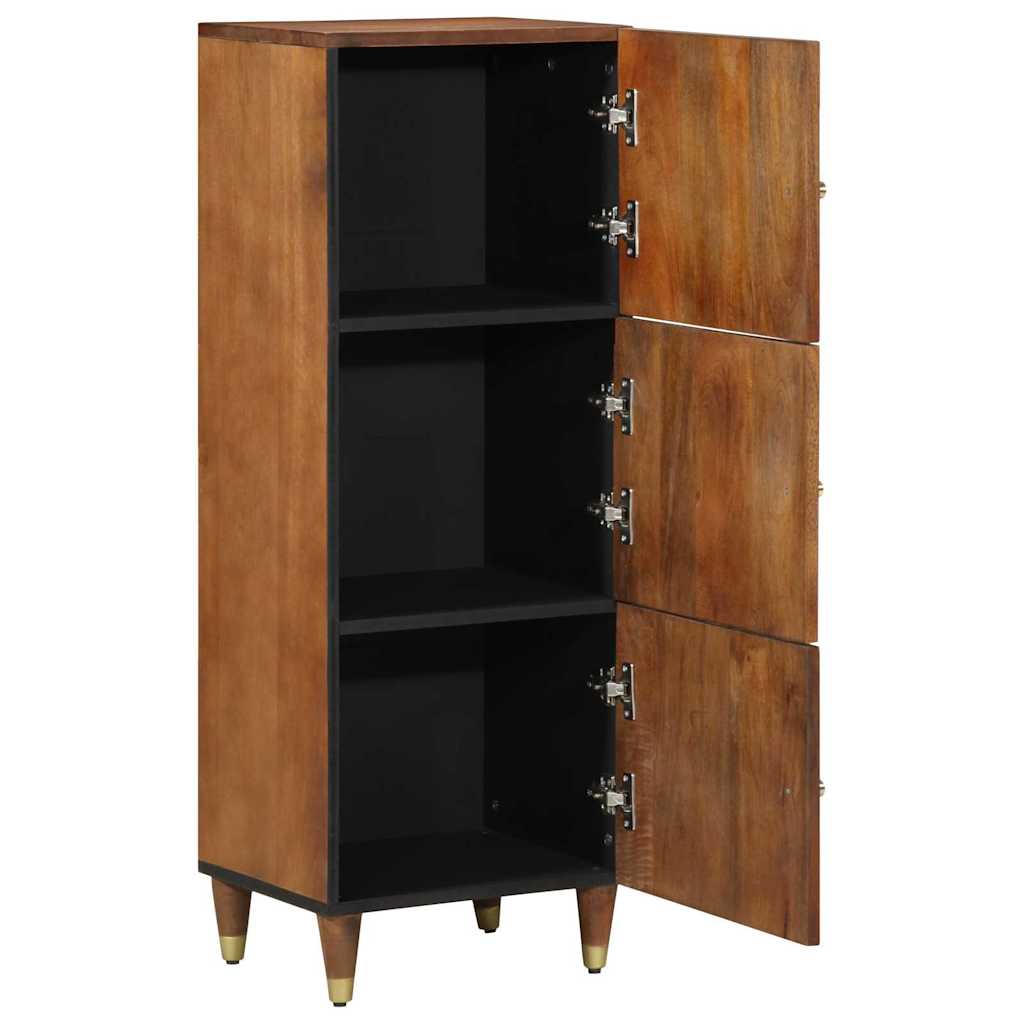 Highboard med skuffe Brun 40 x 33.5 x 110 cm Massivt mangotræ