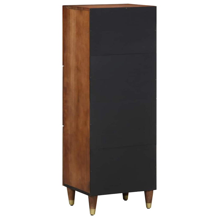 Highboard med skuffe Brun 40 x 33.5 x 110 cm Massivt mangotræ