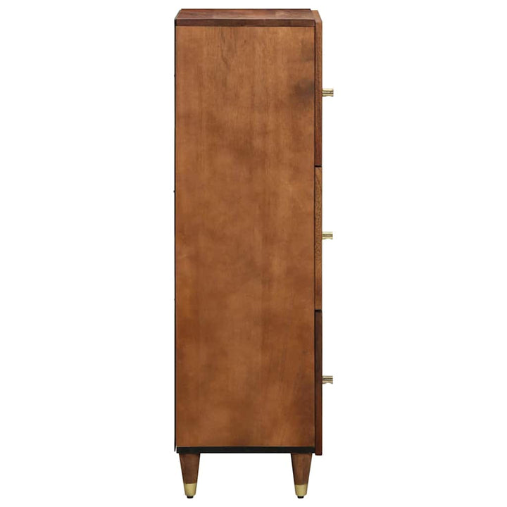 Highboard med skuffe Brun 40 x 33.5 x 110 cm Massivt mangotræ
