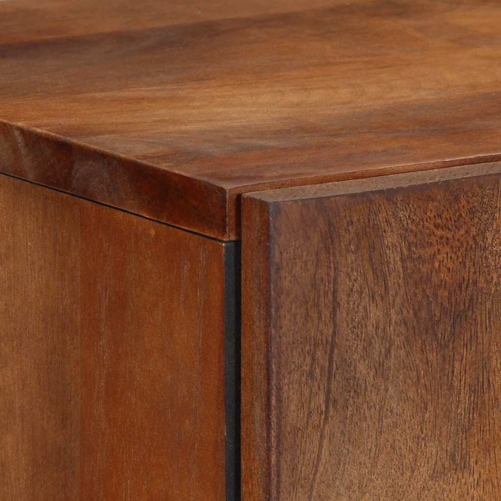 Highboard med hylde Brun 60 x 33,5 x 100 cm Massivt mangotræ