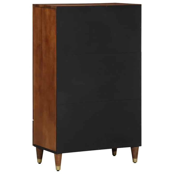 Highboard med hylde Brun 60 x 33,5 x 100 cm Massivt mangotræ