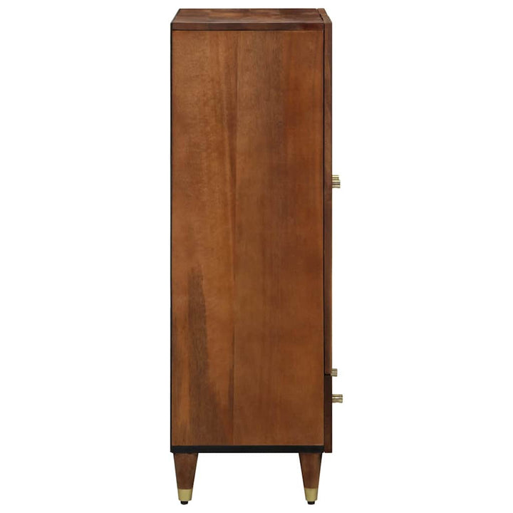 Highboard med hylde Brun 60 x 33,5 x 100 cm Massivt mangotræ