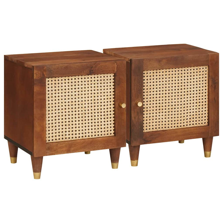 Sengeborde 2 pcs 40 x 33,5 x 46 cm