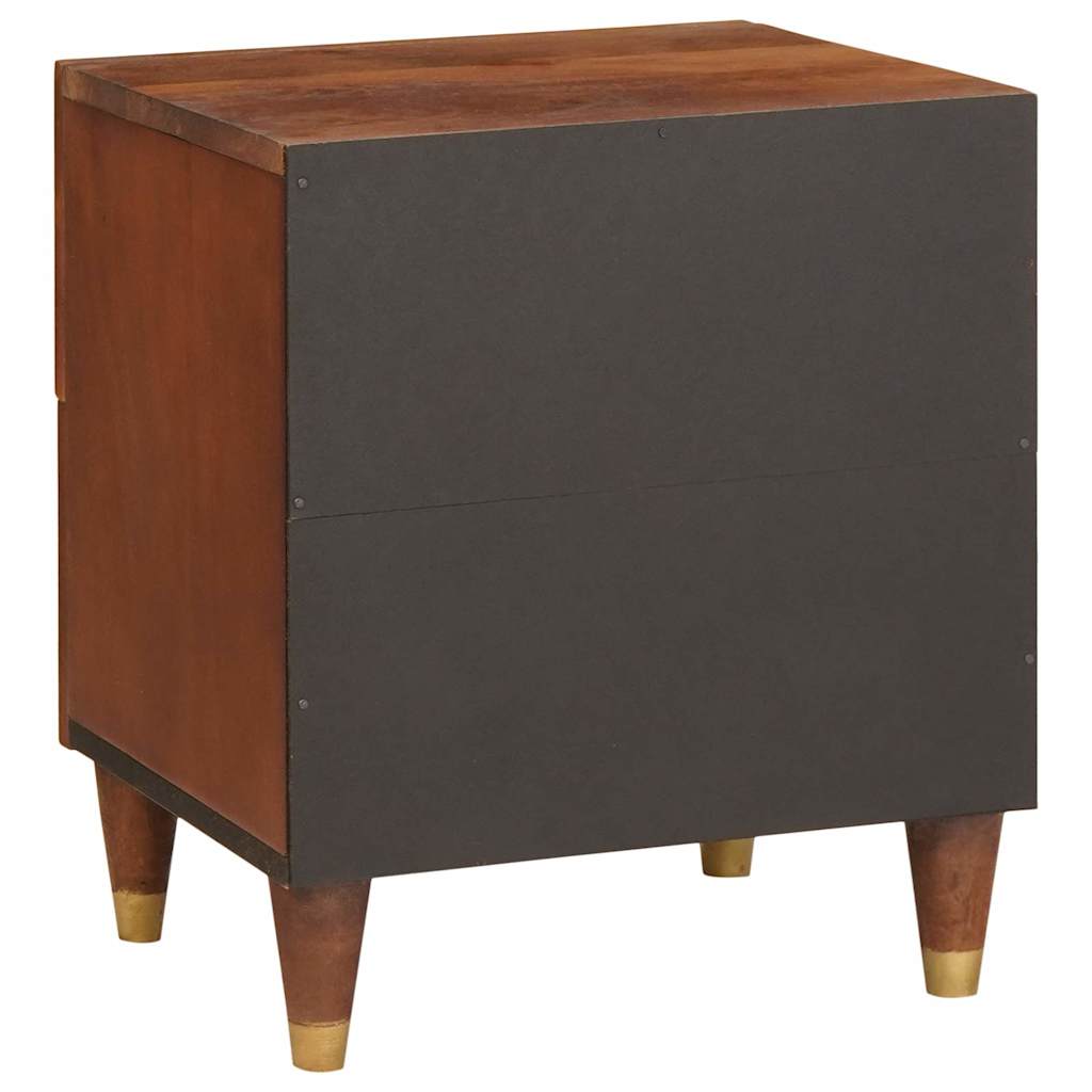 Sengeborde med skuffe 2 pcs 40 x 33,5 x 46 cm