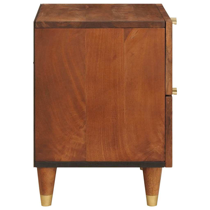 Sengeborde med skuffe 2 pcs 40 x 33,5 x 46 cm
