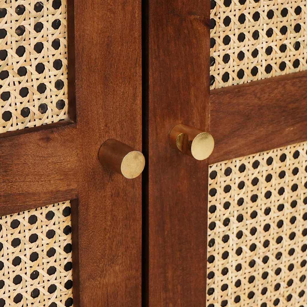Sideboard Brun 60 x 33.5 x 75 cm Massivt mangotræ