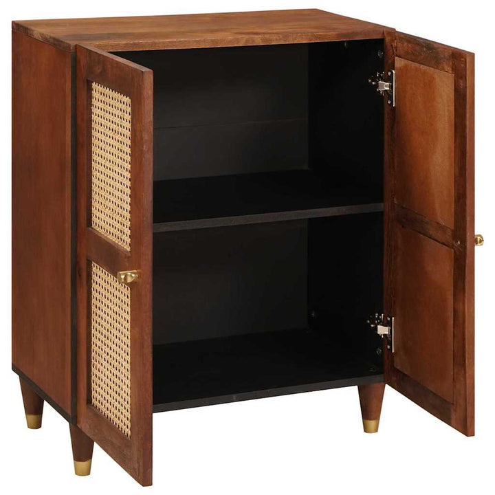 Sideboard Brun 60 x 33.5 x 75 cm Massivt mangotræ