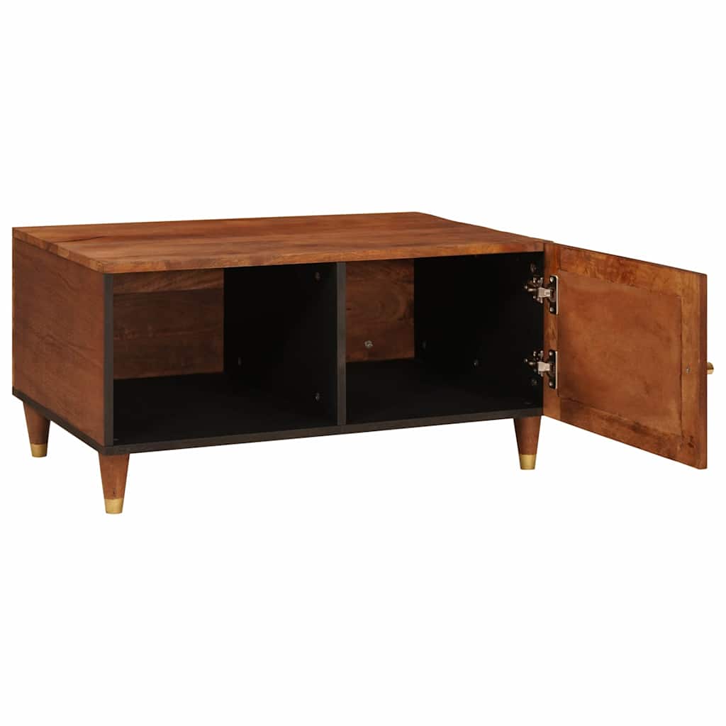 Sofaborde Brun 80 x 50 x 40 cm Rattan og solid mango træ