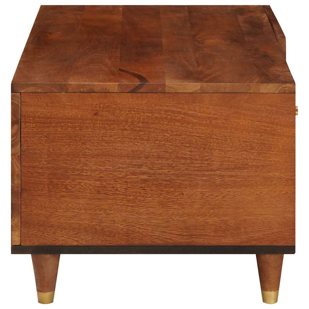 Sofaborde Brun 80 x 50 x 40 cm Rattan og solid mango træ