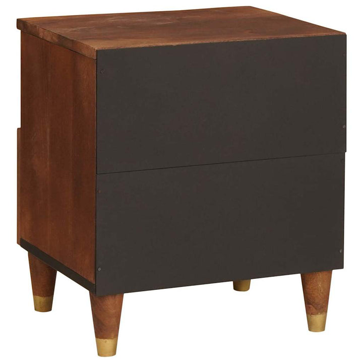Sengeborde med skuffe 2 pcs 40 x 33 x 46 cm