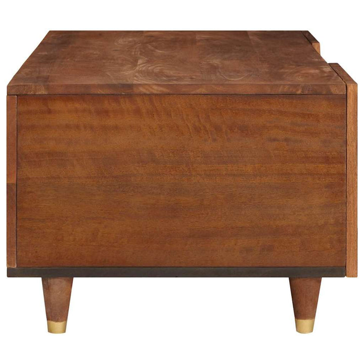 Sofaborde Brun 100 x 54 x 40 cm Rattan og solid mango træ