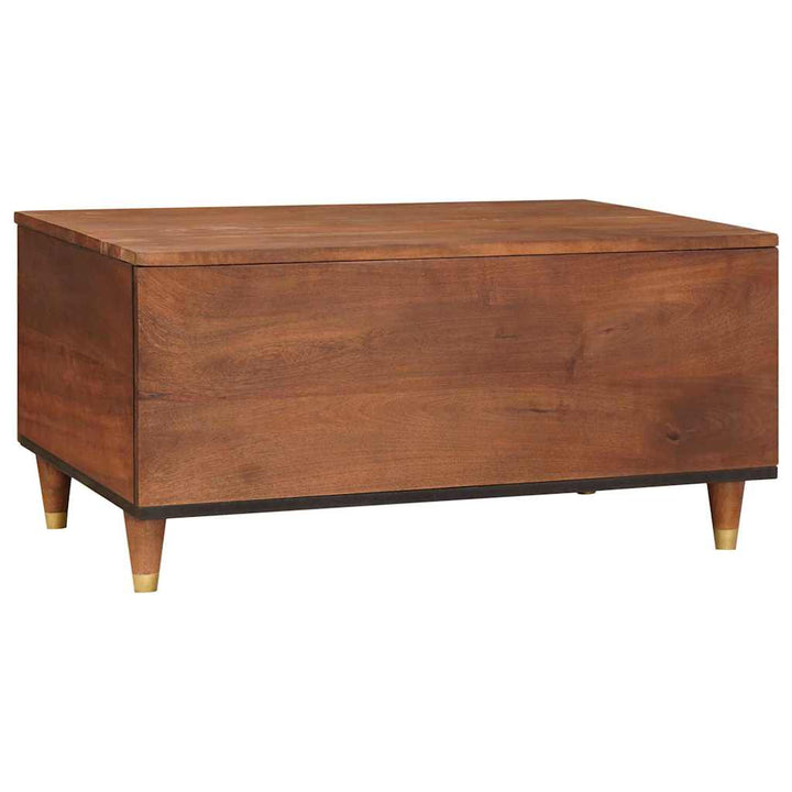 Sofaborde Brun 80 x 54 x 40 cm Rattan og solid mango træ