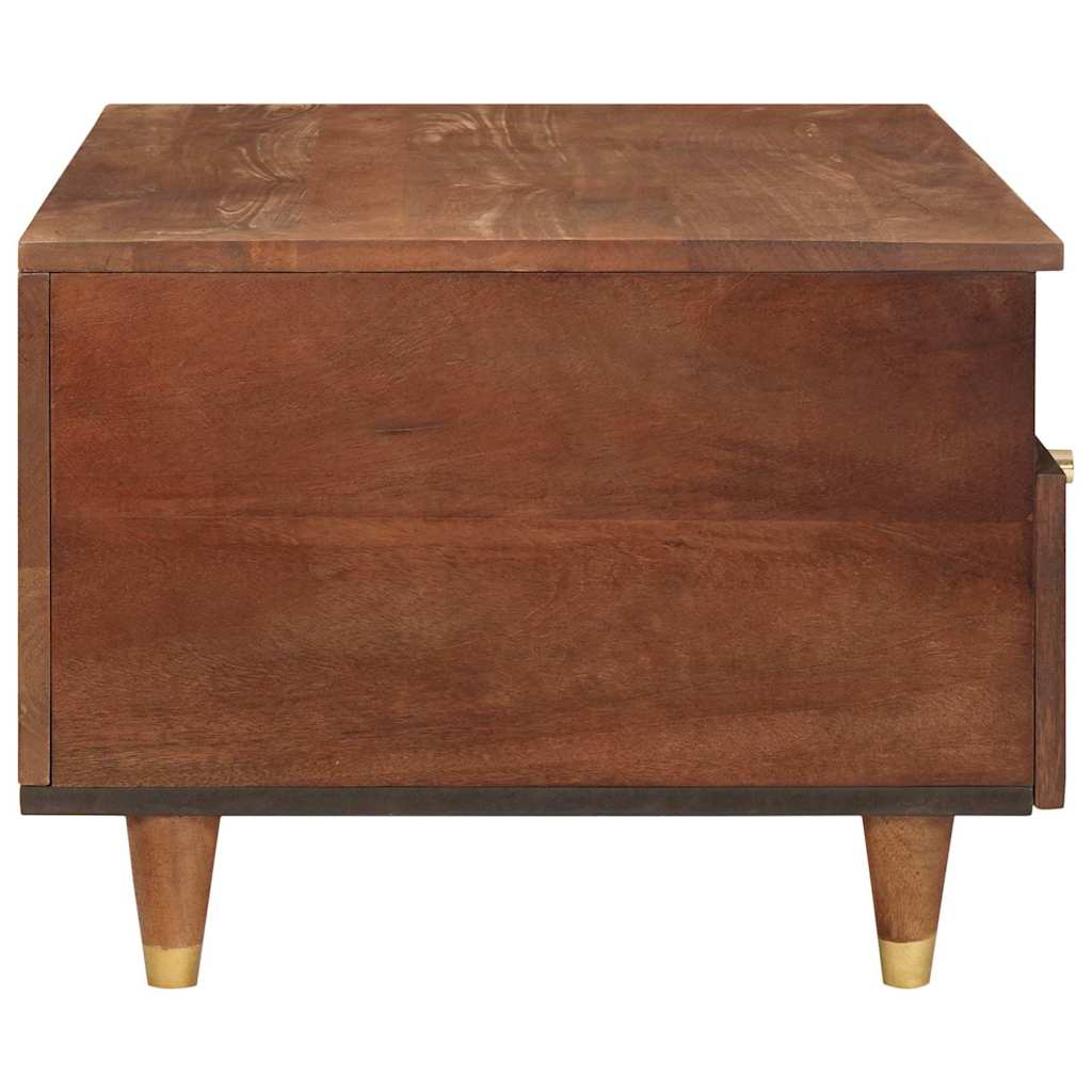 Sofaborde Brun 80 x 54 x 40 cm Rattan og solid mango træ