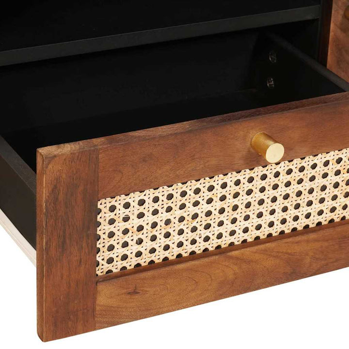 Medieopbevaringsskabe & -reoler med dør Brun 105 x 33.5 x 46 cm