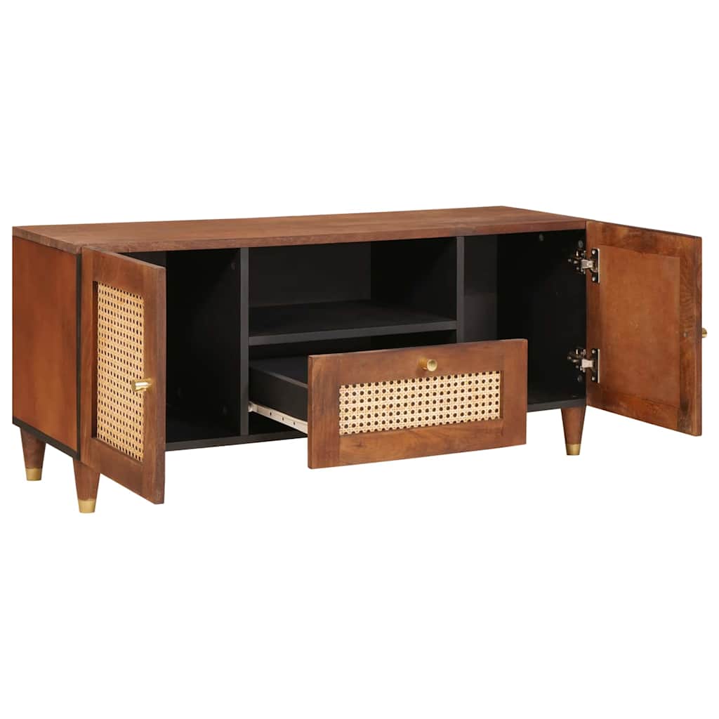 Medieopbevaringsskabe & -reoler med dør Brun 105 x 33.5 x 46 cm