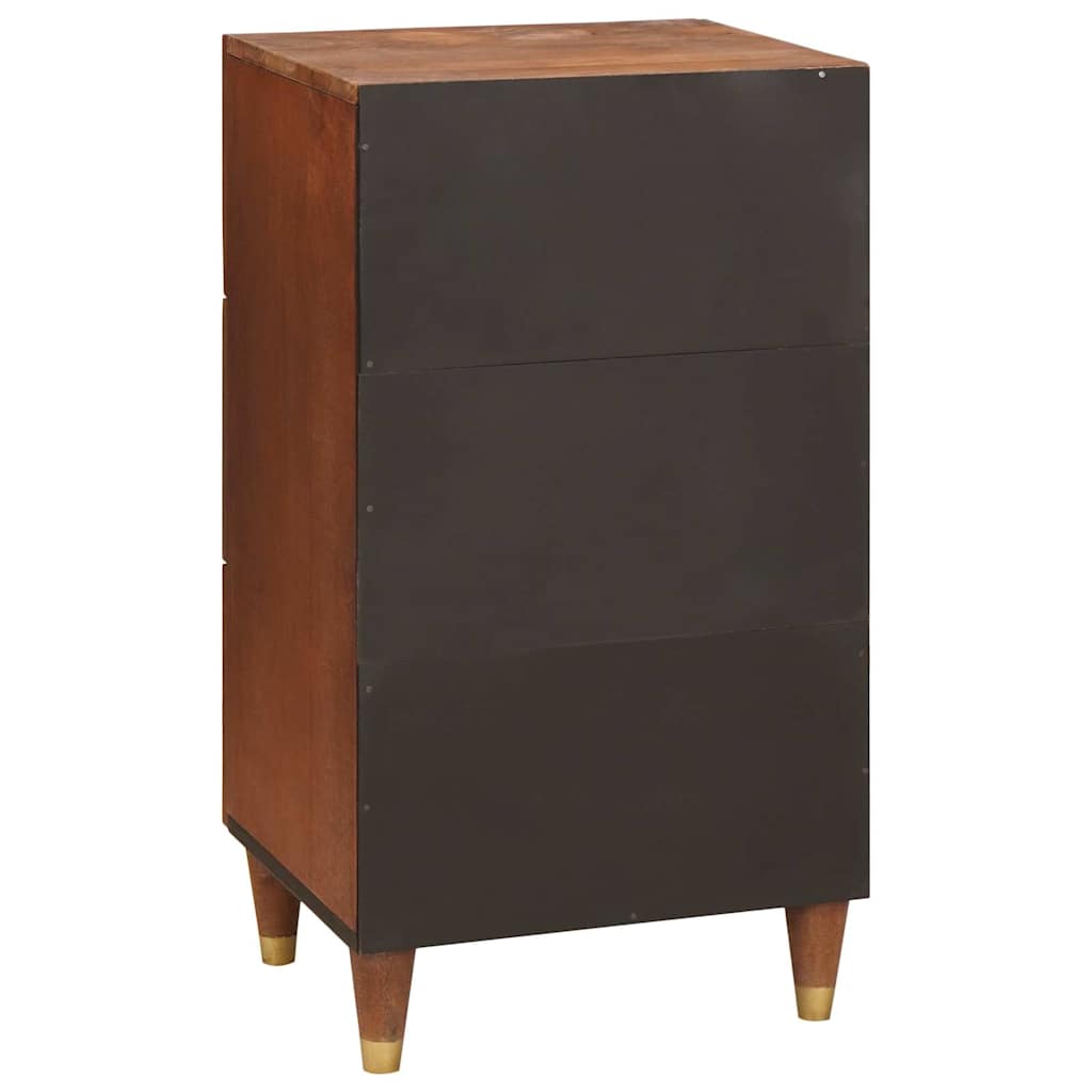 Sideboard Brun 40 x 33.5 x 75 cm Rattan og solid mango træ