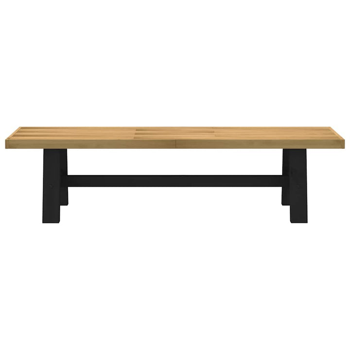 spisebænk NOAIN A-formede ben 180x40x45 cm massivt træ fyrretræ