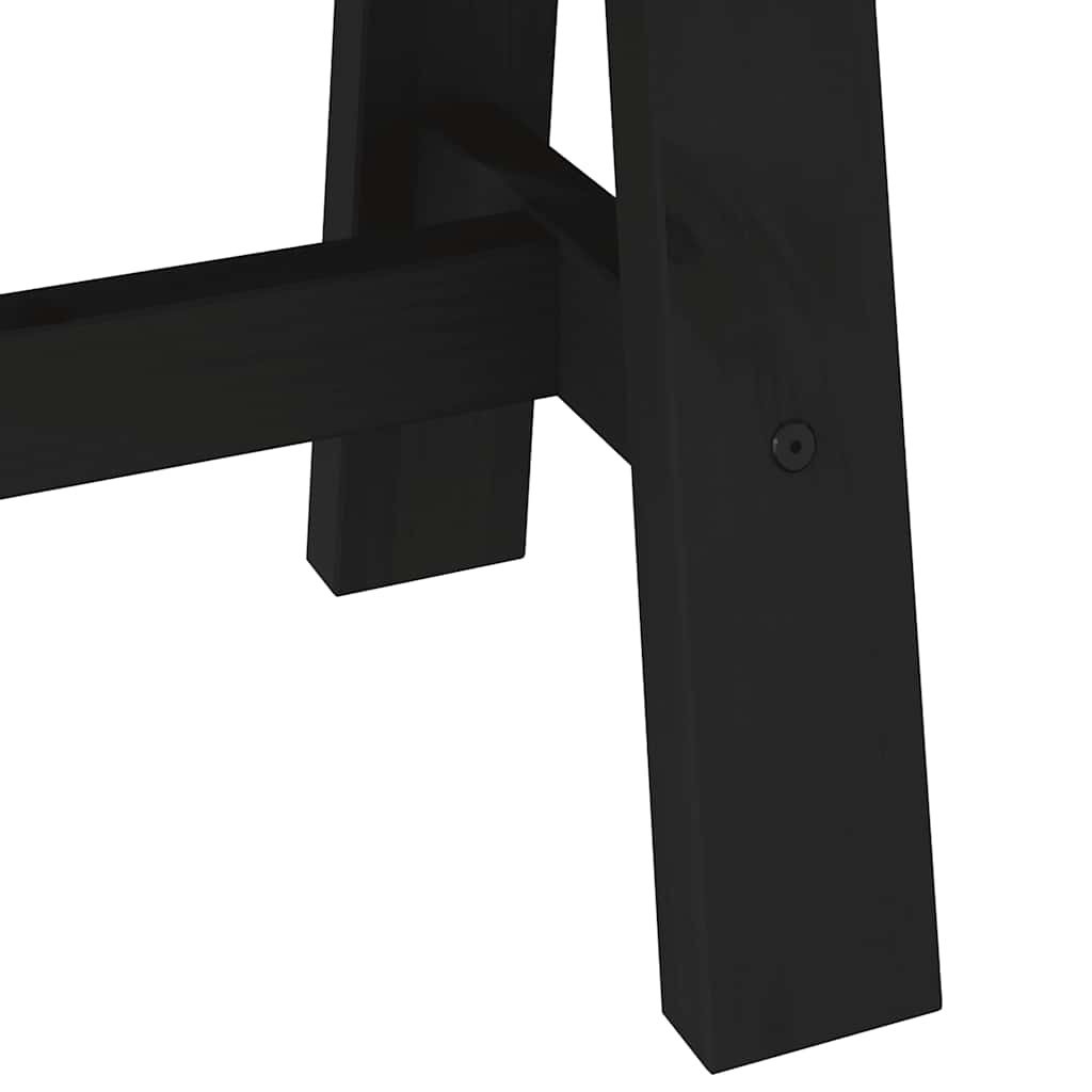 spisebænk NOAIN A-formede ben 180x40x45 cm massivt træ fyrretræ