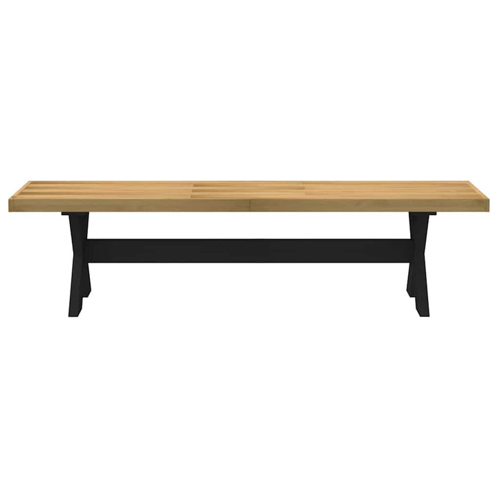 spisebænk NOAIN X-formede ben 180x40x45 cm massivt træ fyrretræ