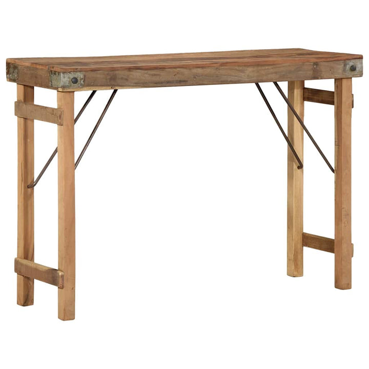 Konsolbord Brun 110 x 35 x 76 cm Massivt genbrugstræ