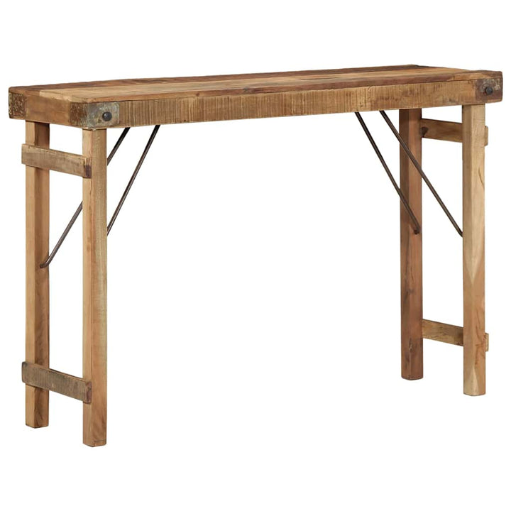 Konsolbord Brun 110 x 35 x 76 cm Massivt genbrugstræ