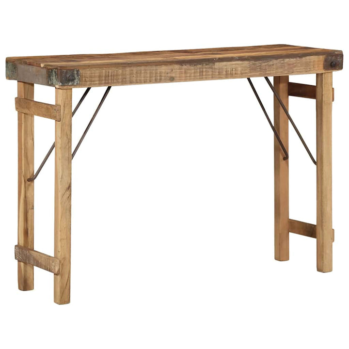 Konsolbord Brun 110 x 35 x 76 cm Massivt genbrugstræ