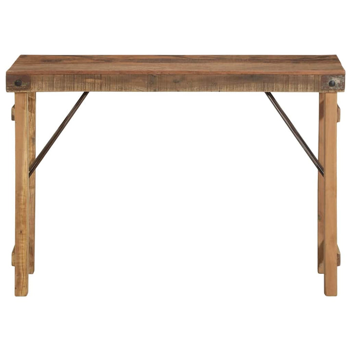Konsolbord Brun 110 x 35 x 76 cm Massivt genbrugstræ