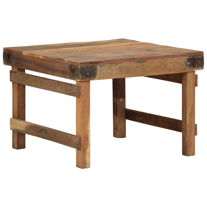 Sofabord Brun 60 x 55 x 40 cm Massivt genanvendt træ