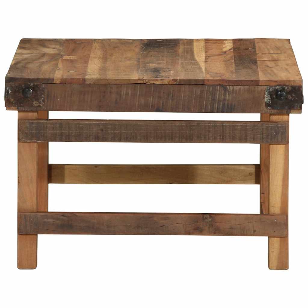 Sofabord Brun 60 x 55 x 40 cm Massivt genanvendt træ