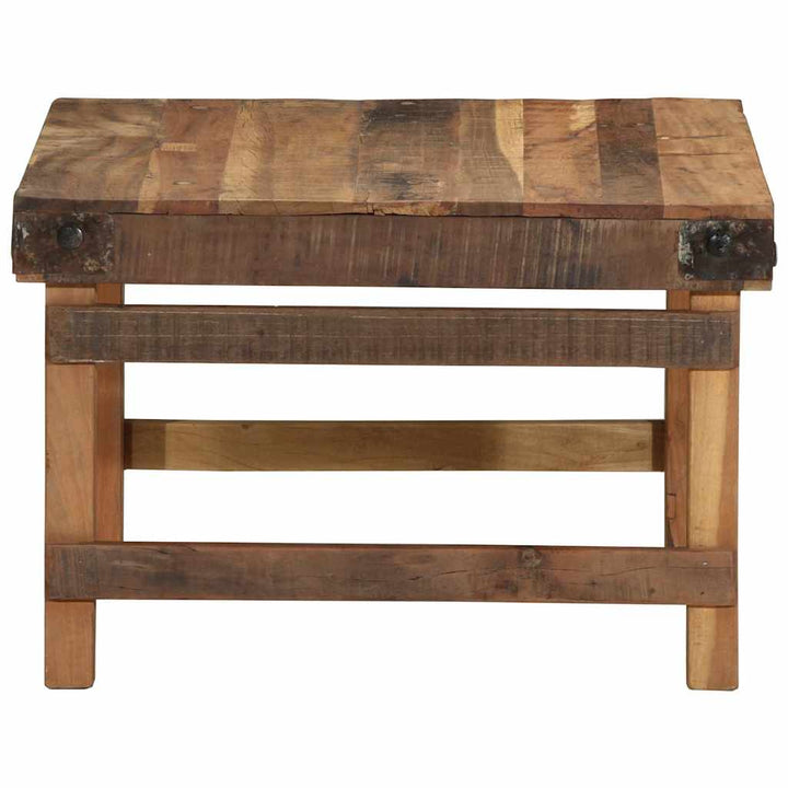 Sofabord Brun 60 x 55 x 40 cm Massivt genanvendt træ