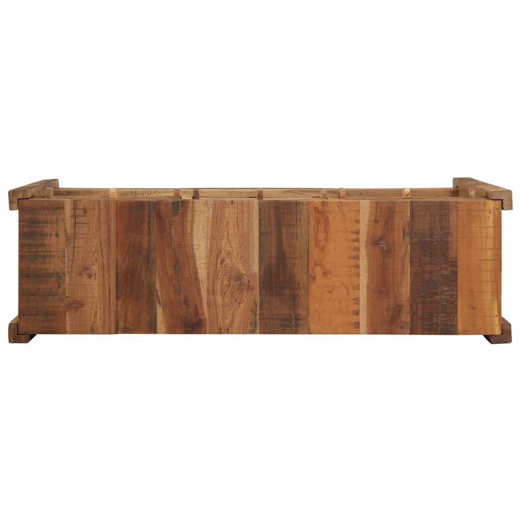 Konsolbord med skuffe Brun 107 x 33 x 76 cm Massivt genbrugstræ
