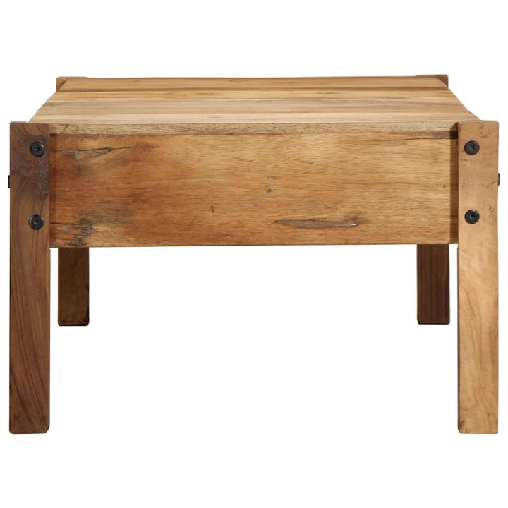 Sofabord med skuffe Brun 110 x 55 x 35 cm Massivt genbrugstræ