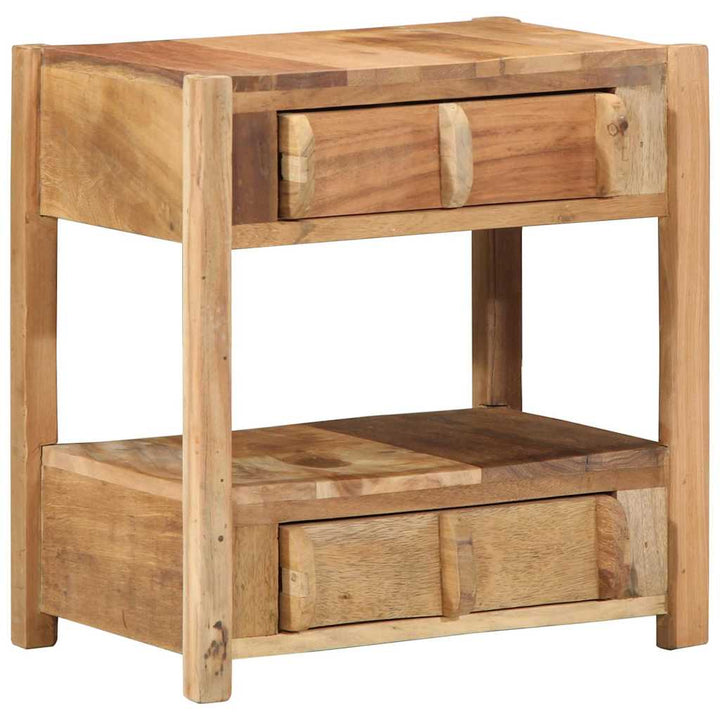 Sidebord med skuffe Brun 43 x 32 x 46 cm Massivt genbrugstræ