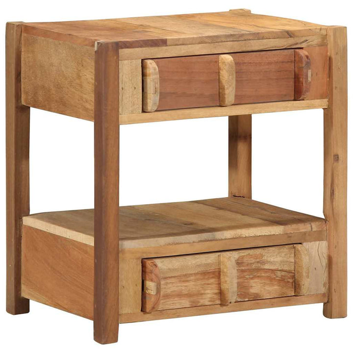 Sidebord med skuffe Brun 43 x 32 x 46 cm Massivt genbrugstræ