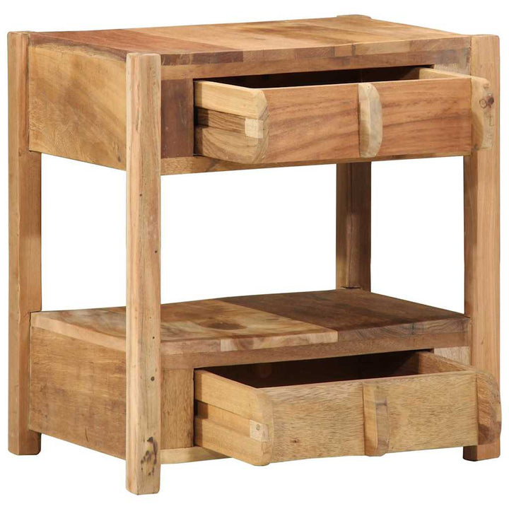 Sidebord med skuffe Brun 43 x 32 x 46 cm Massivt genbrugstræ
