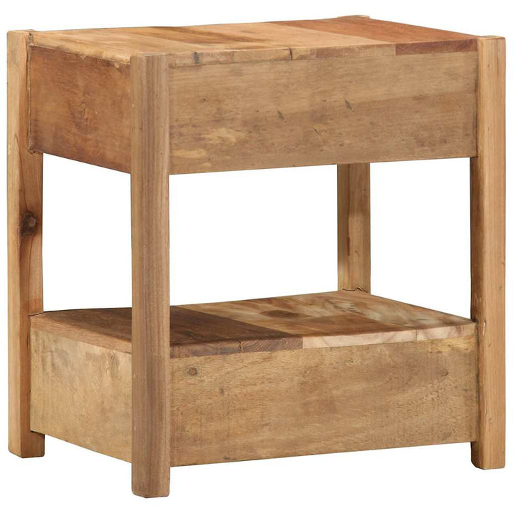 Sidebord med skuffe Brun 43 x 32 x 46 cm Massivt genbrugstræ