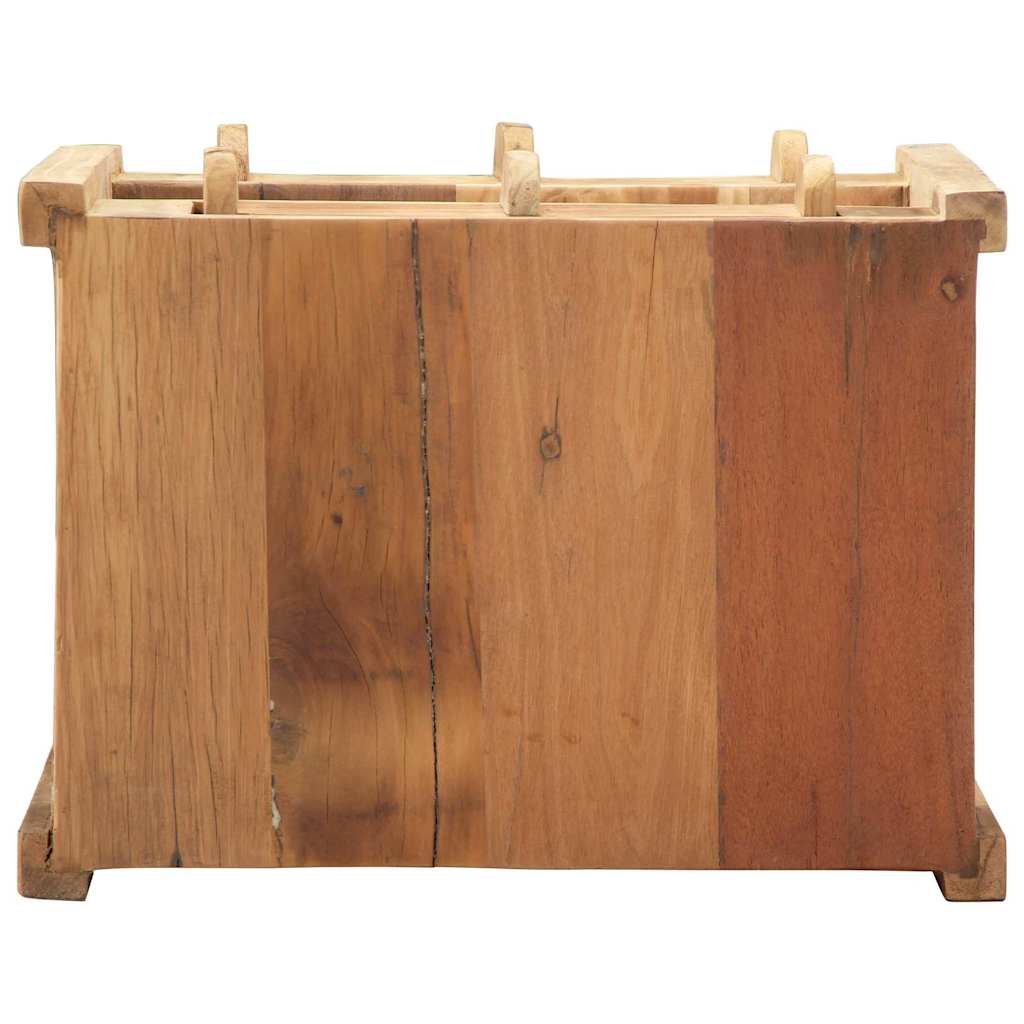 Sidebord med skuffe Brun 43 x 32 x 46 cm Massivt genbrugstræ