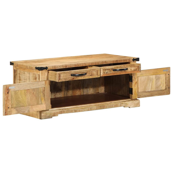 Sofabord med skuffe Brun 90 x 50 x 40 cm Massivt mangotræ