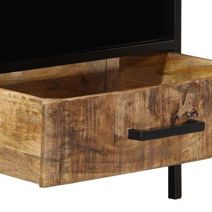 Sofabord med skuffe Brun 90 x 50 x 40 cm Massivt mangotræ