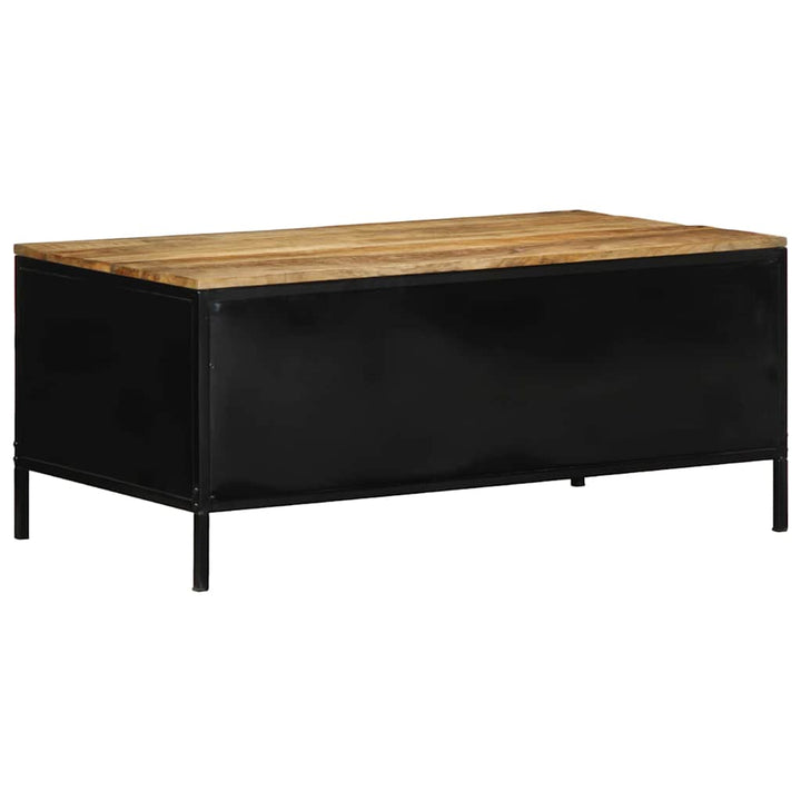 Sofabord med skuffe Brun 90 x 50 x 40 cm Massivt mangotræ