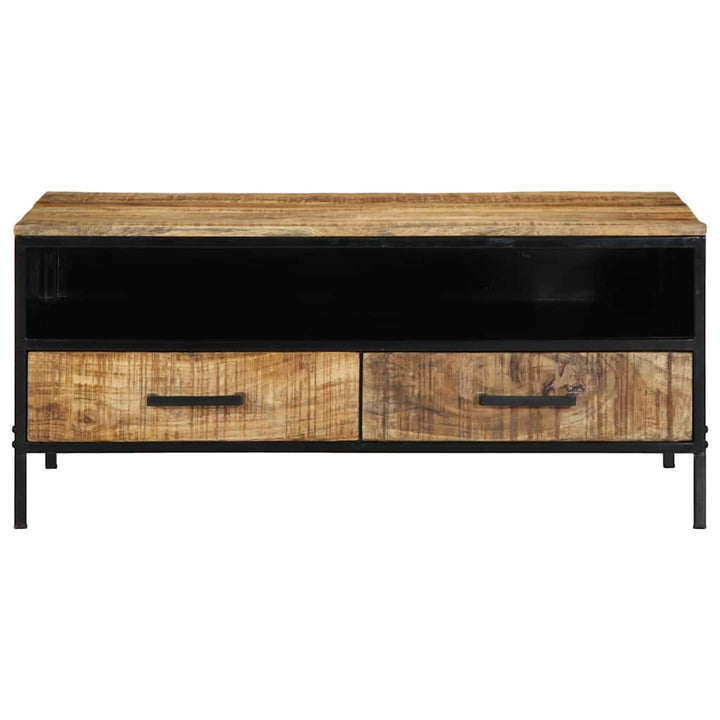 Sofabord med skuffe Brun 90 x 50 x 40 cm Massivt mangotræ