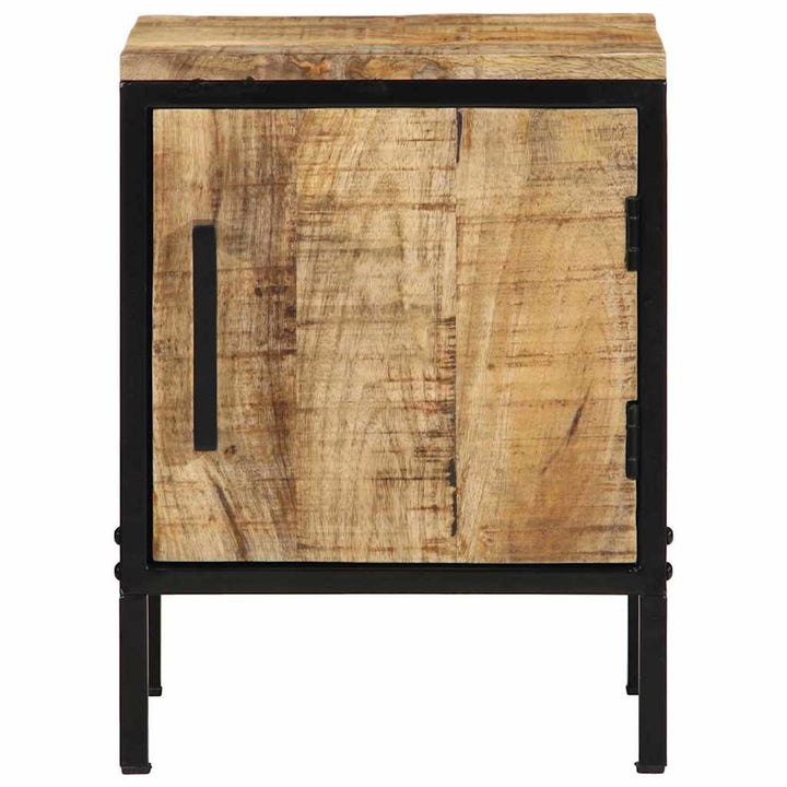 Natskab 2 pcs Brun og sort 30 x 30 x 40 cm Massivt mangotræ