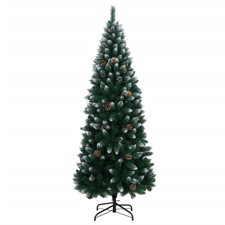 kunstigt juletræ med 300 LED-lys 240 cm