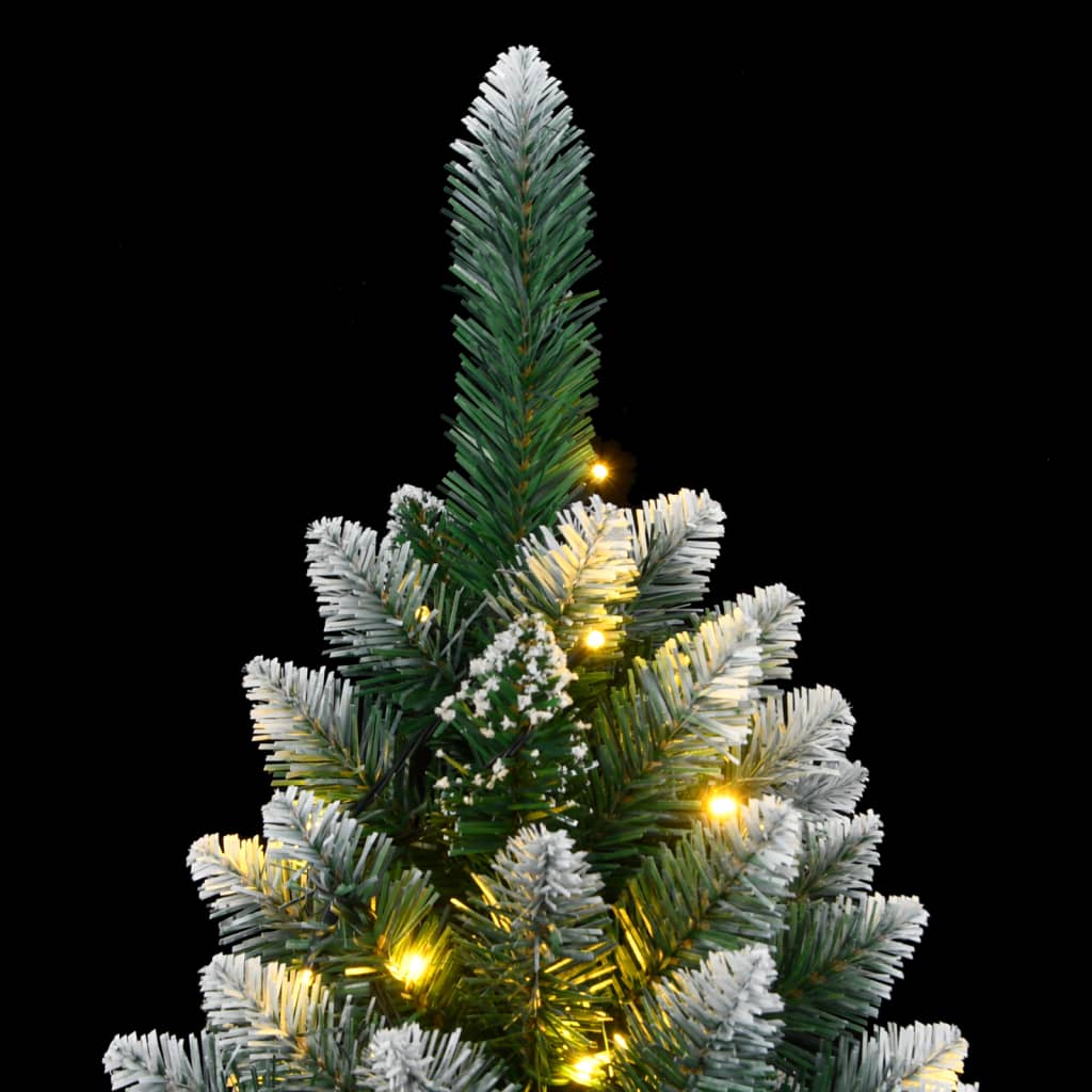 kunstigt juletræ med 300 LED-lys 240 cm